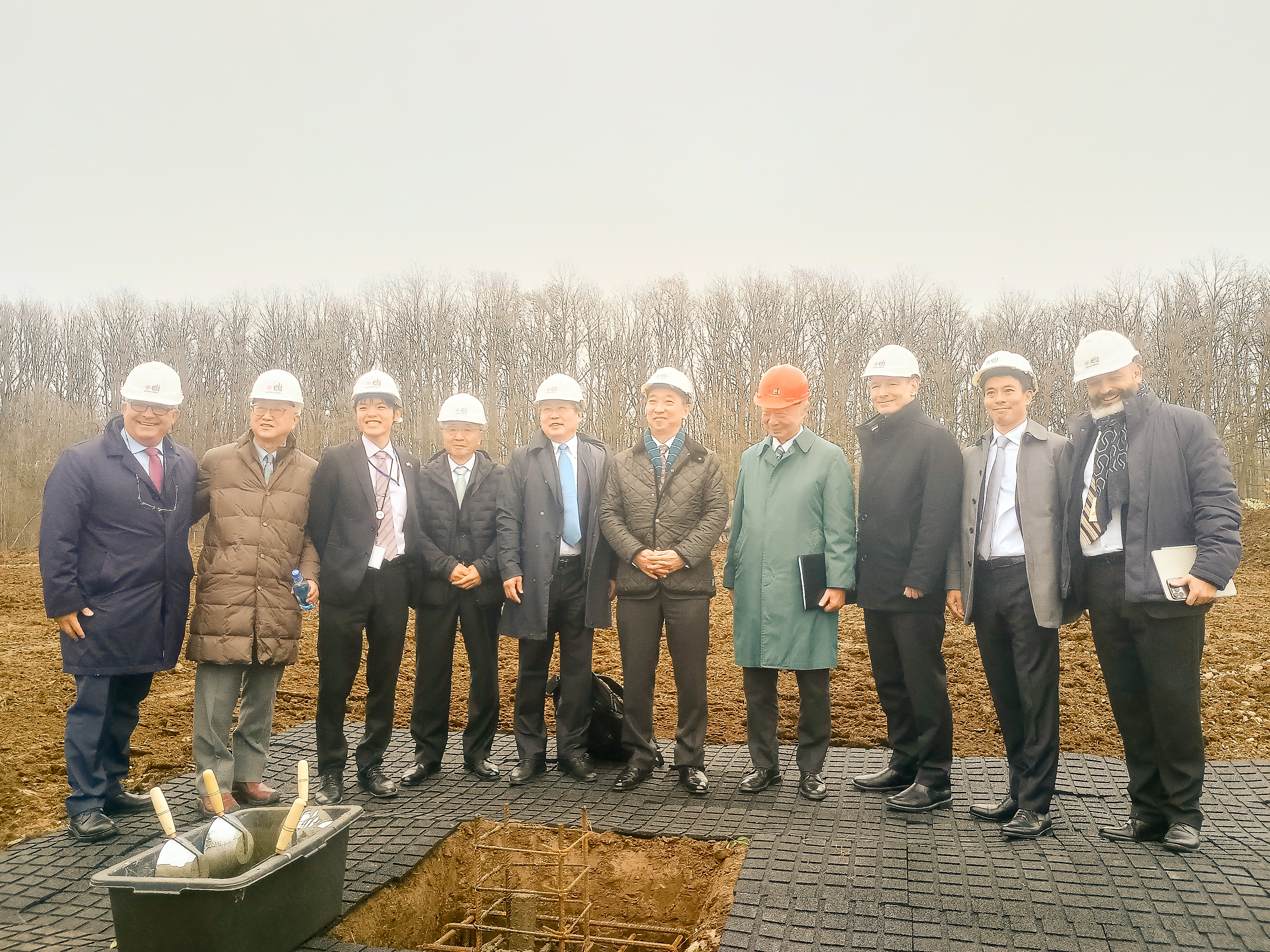 >ルーマニアCOMP建設起工式 ２０２５年１２月３日